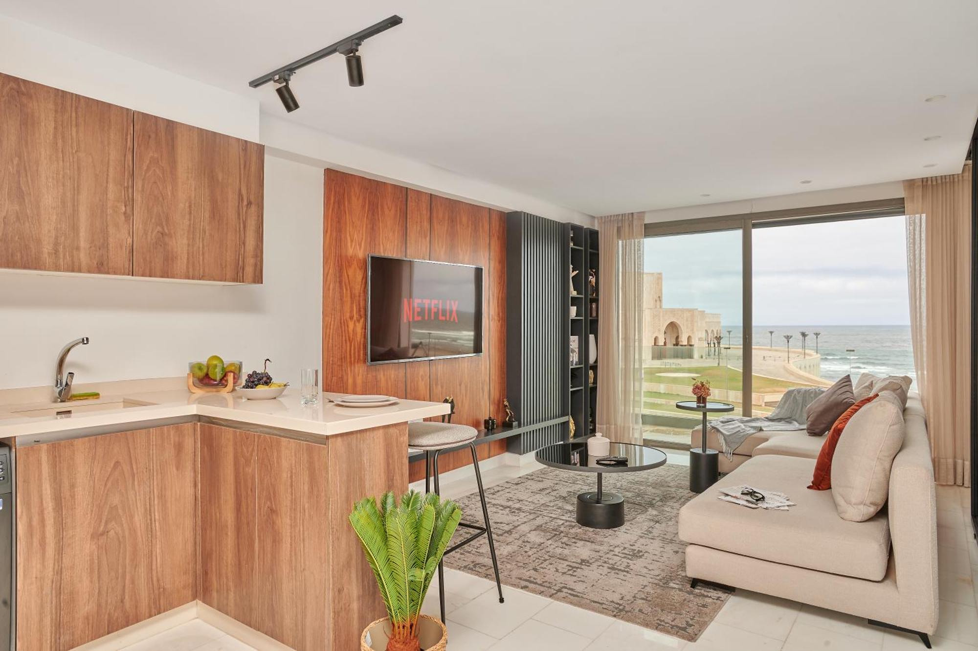 Apartment Sea View B14 - Mosquee Hassan II - By Thecasaedition Касабланка Екстер'єр фото